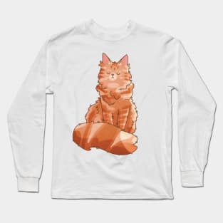 Red Maine Coon Furbaby Gifts for Cat Lovers Long Sleeve T-Shirt